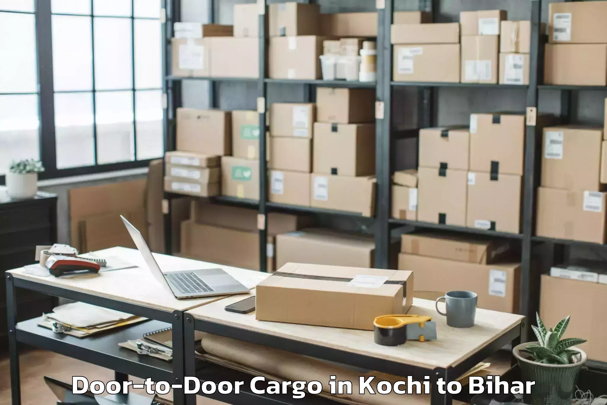 Reliable Kochi to Ramnagar Champaran Door To Door Cargo